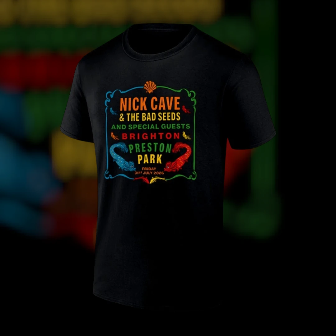 Nick Cave And The Bad Seeds Brighton Preston Park Friday 31st July 2026 Tee