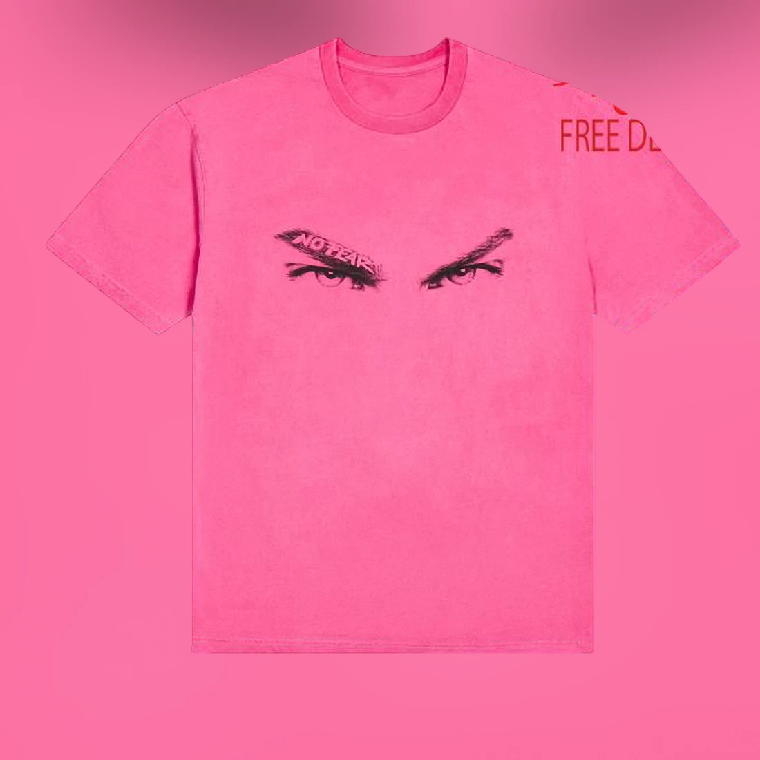 No Fear Eyes Graphic Tee, 90s Vintage Streetwear Aesthetic T-Shirt