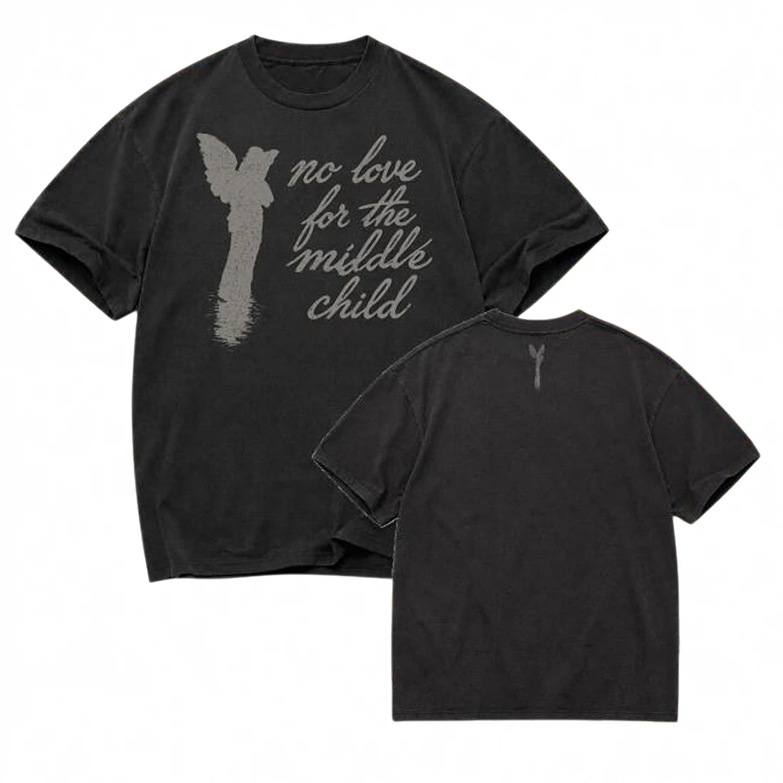 No Love for the Middle Child Tee Vintage Wash Streetwear Graphic T-Shirt