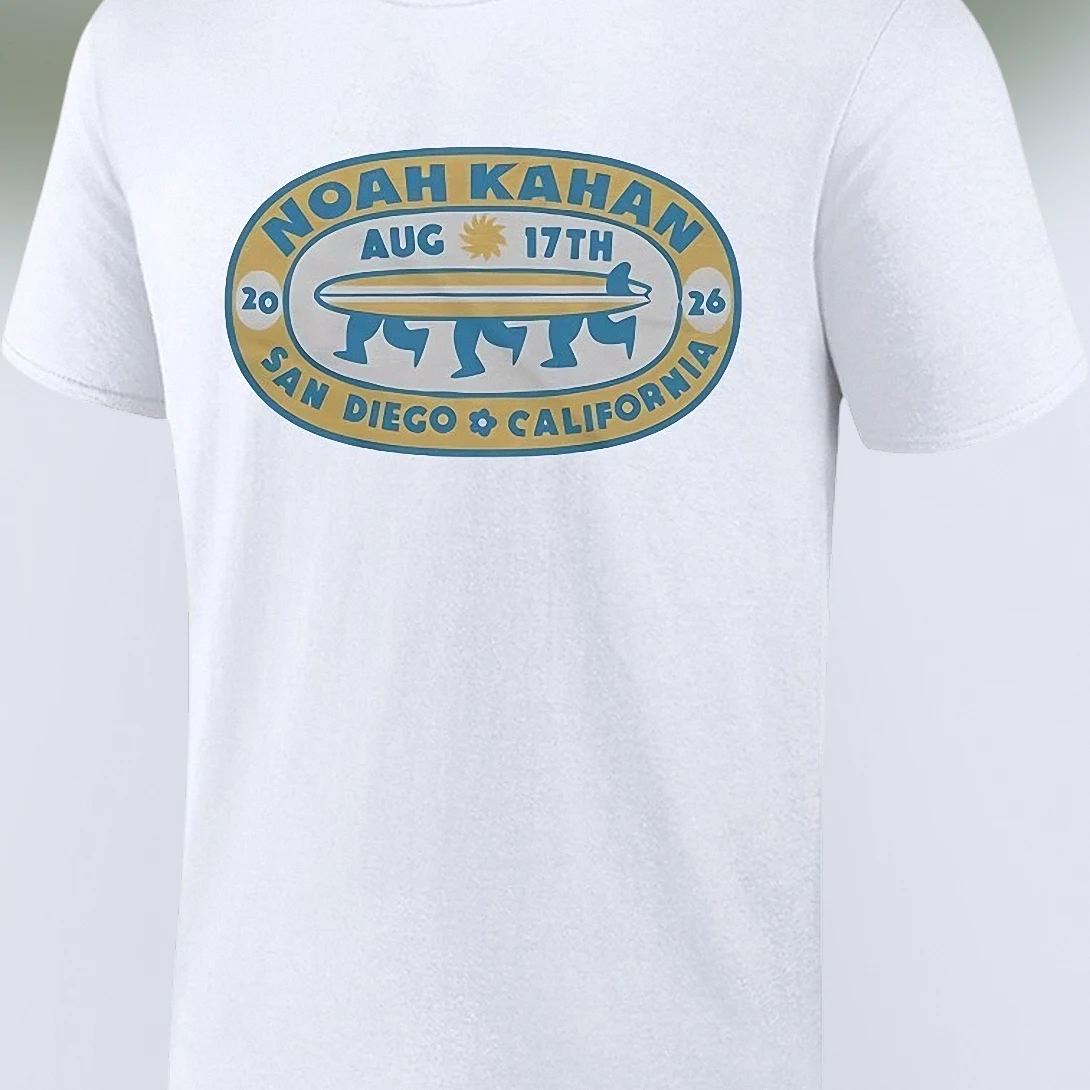 Noah Kahan Aug 17 2026 San Diego California Tee Retro Concert Tour Fan Shirt