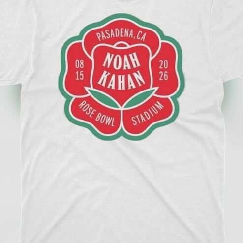 Noah Kahan Pasadena Rose Bowl Stadium Concert Tee, Music Tour Souvenir Fan Graphic Shirt