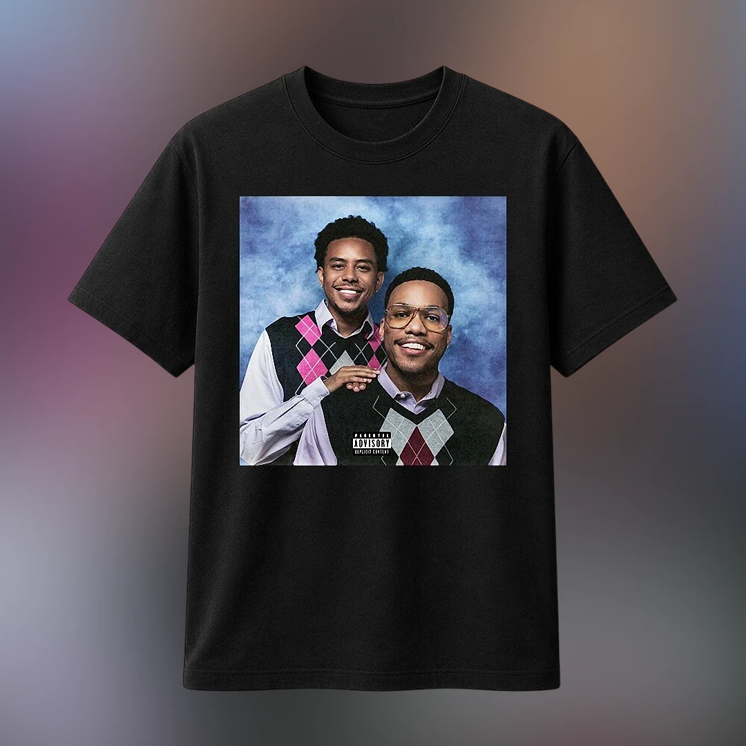 Parental Advisory Explicit Content Tee Funny Retro School Portrait Graphic T-Shirt
