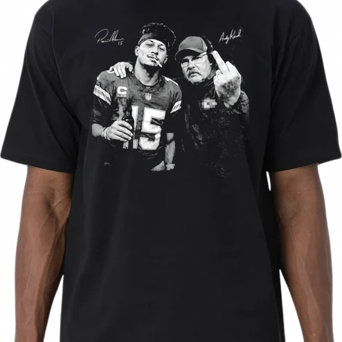 Patrick Mahomes Andy Reid Tee Kansas City Chiefs Football Fan Gift Game Day Shirt