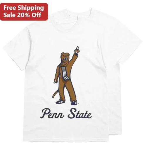 Penn State Nittany Lion Mascot Tee, College Football Fan Gift Shirt for PSU Students, Alumni and Sports Fans
