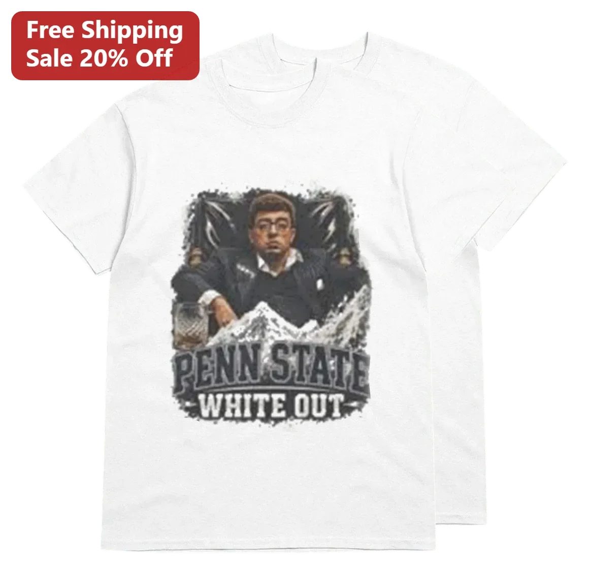 Penn State White Out James Franklin Tee, Funny Nittany Lions College Football Coach Meme Game Day Fan Gift Shirt