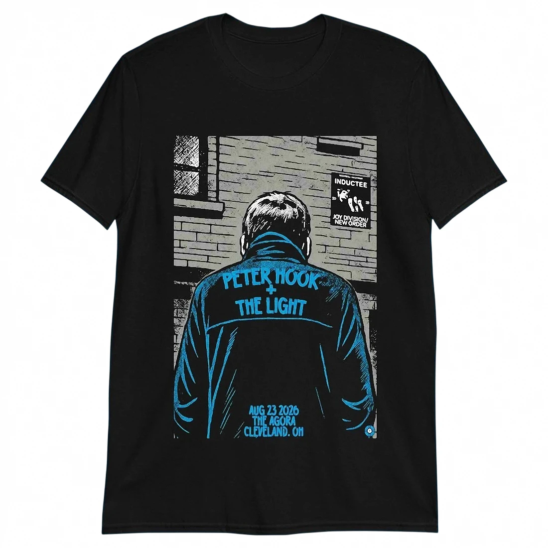 Peter Hook and The Light Cleveland Tee Aug 23 2026 The Agora Concert Tour Shirt Joy Division New Order Merch