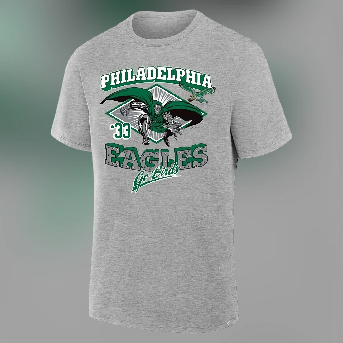 Philadelphia Eagles Go Birds Doctor Doom Tee, Vintage Football Comic Graphic T-Shirt