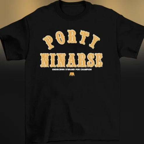 Porty Ninarse Tee Filipino Sports Parody Graphic T-Shirt for Fans