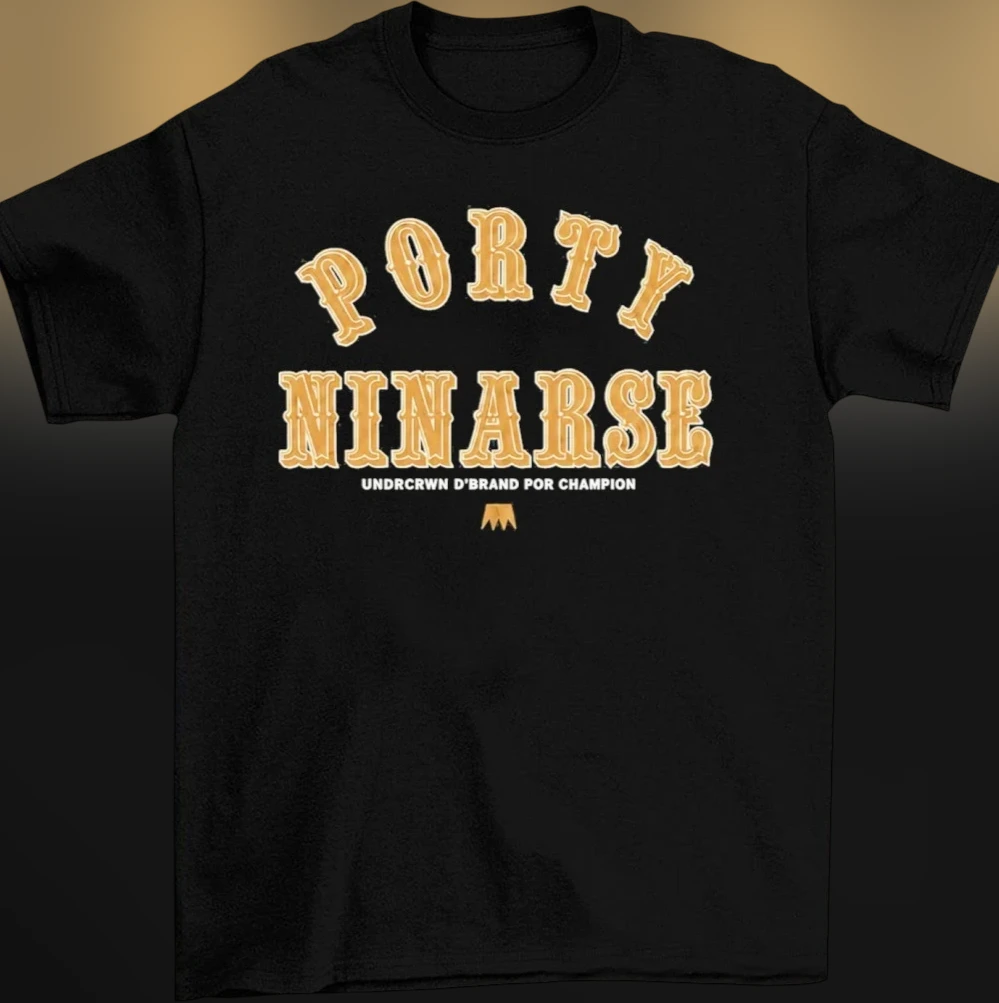 Porty Ninarse Tee Filipino Sports Parody Graphic T-Shirt for Fans
