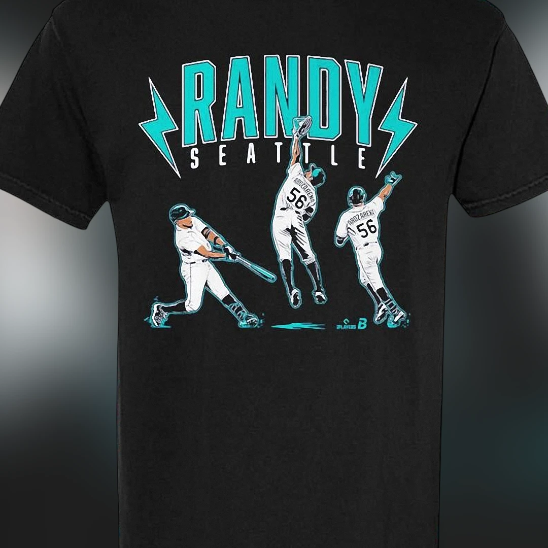 Randy Seattle Tee Randy Arozarena Baseball Graphic Shirt for Fans