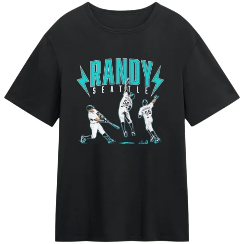 Randy Seattle Tee Randy Arozarena Seattle Baseball Fan Graphic T-Shirt