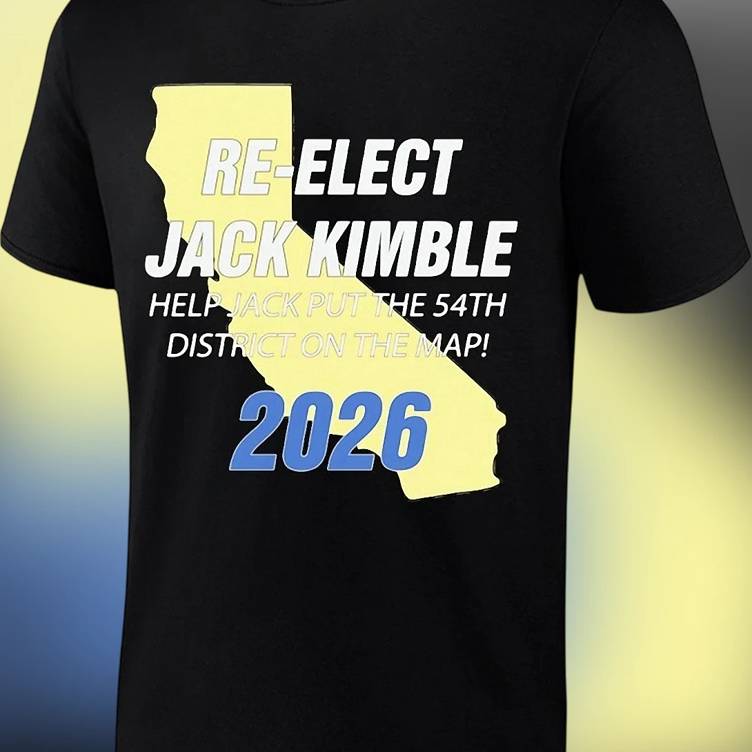 Re-Elect Jack Kimble 54th District 2026 Parody Campaign Tee