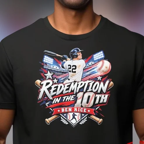 Redemption In The 10th Tee, Personalized Baseball Fan Custom Name Graphic T-Shirt Gift