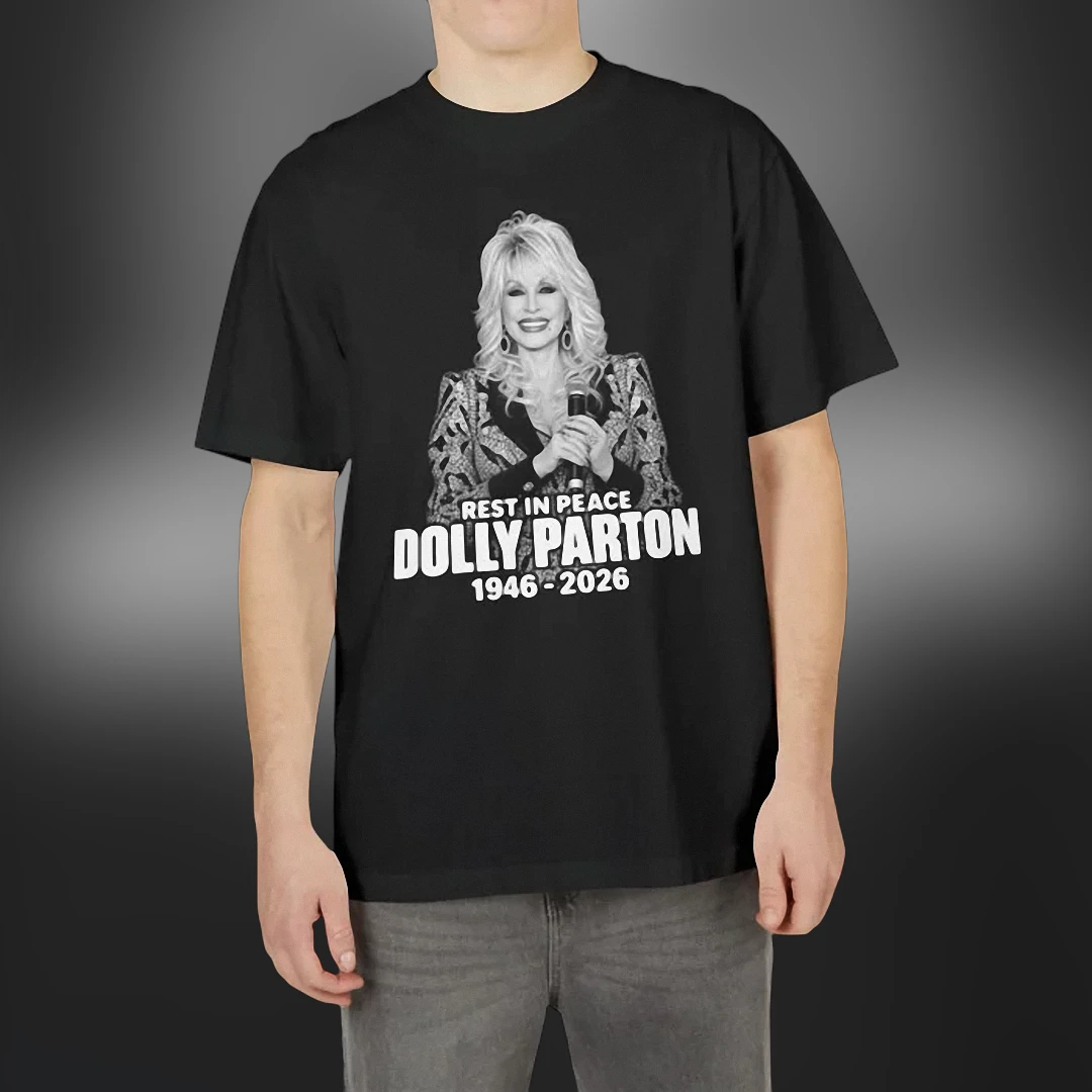 Rest In Peace Dolly Parton 1946-2026 Memorial Tee, Country Music Legend Tribute Shirt for Fans available at our Chicago, Illinois warehouse