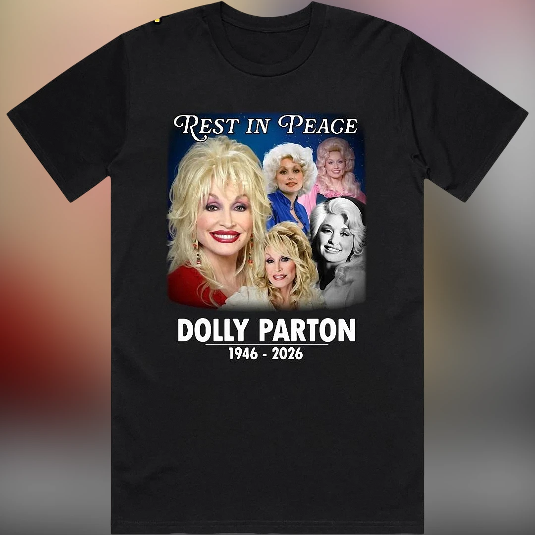 Rest In Peace Dolly Parton 1946 2026 Memorial Tribute Tee, Vintage Country Music Legend Graphic Shirt