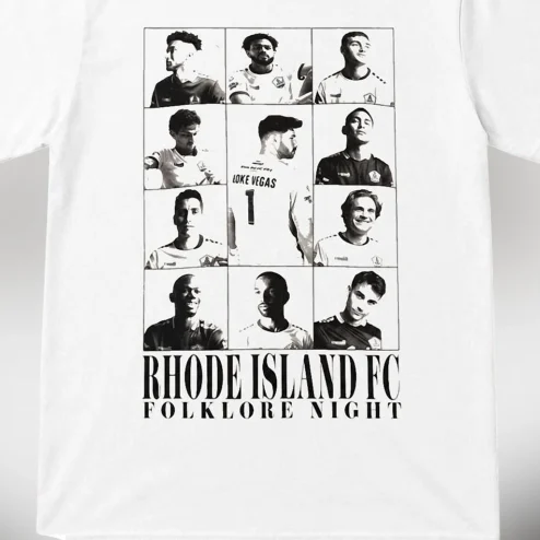 Rhode Island FC Folklore Night Tee, Soccer Game Day Fan Apparel