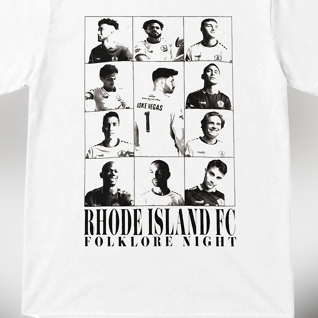 Rhode Island FC Folklore Night Tee, Soccer Game Day Fan Apparel