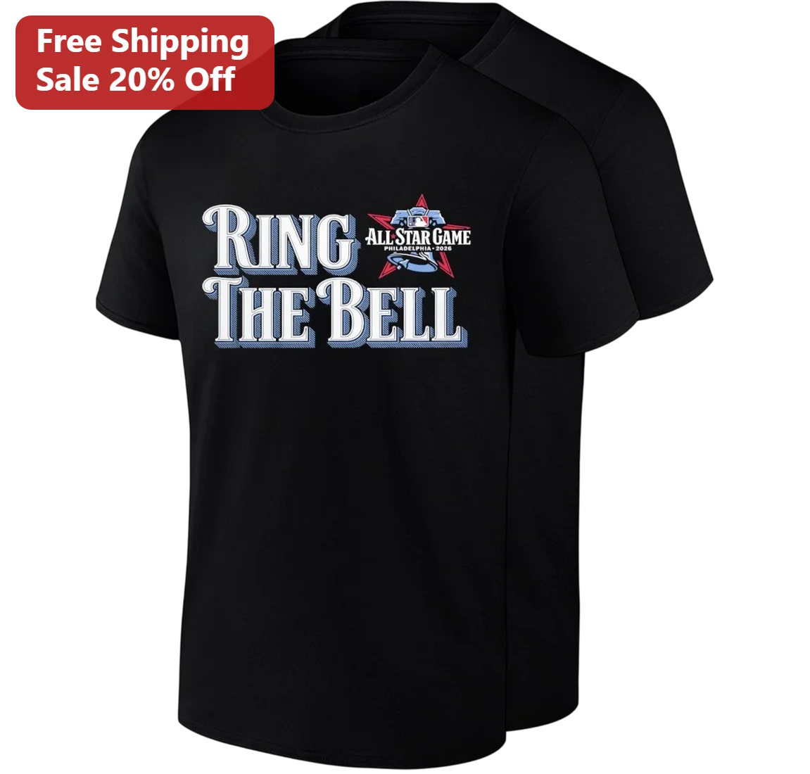 Ring The Bell Philadelphia Baseball Tee, 2026 All-Star Game Graphic T-Shirt Gift