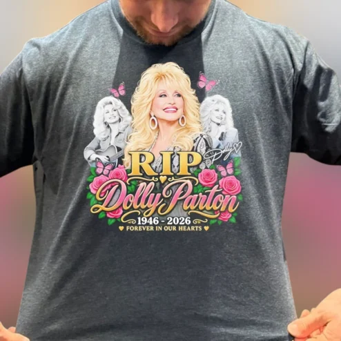 RIP Dolly Parton 1946 2026 Forever In Our Hearts Tee, Country Music Memorial Graphic Shirt