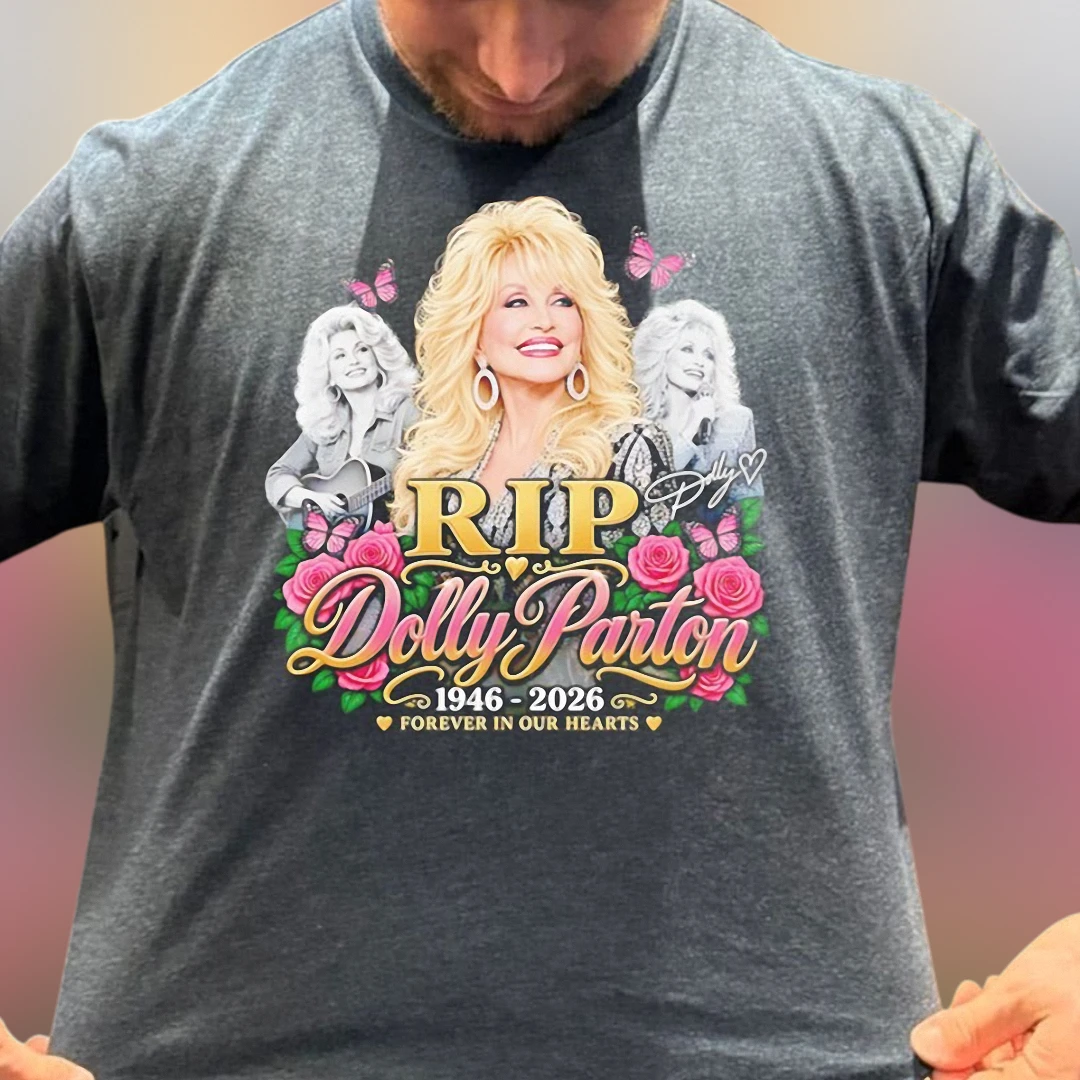 RIP Dolly Parton 1946 2026 Forever In Our Hearts Tee, Country Music Memorial Graphic Shirt