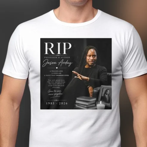RIP Professor And Author Memorial Tee, Custom Scholar Tribute Celebration Of Life Shirt
