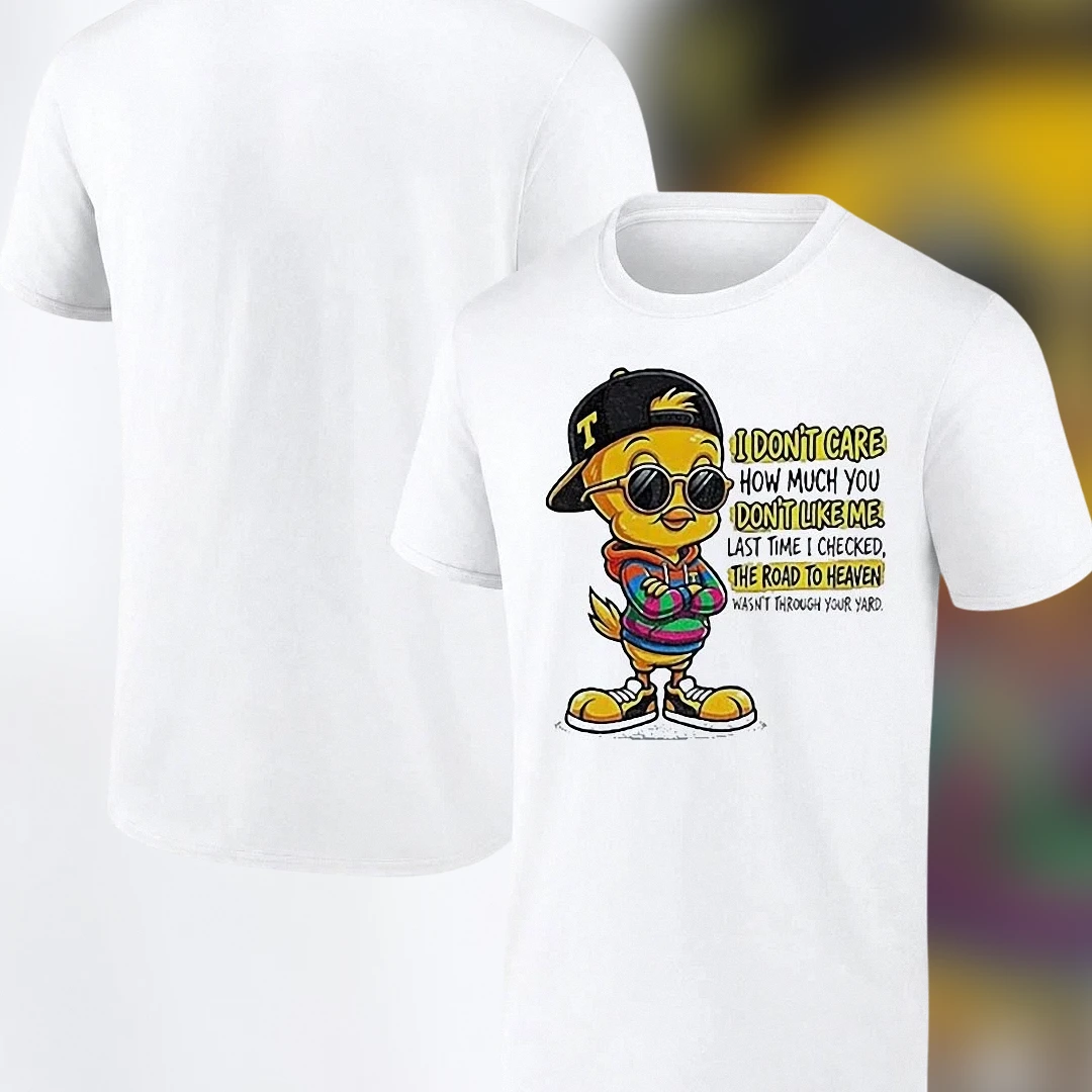 Road To Heaven Wasn't Through Your Yard Sassy Bird Tee, Funny Christian Faith Quote Graphic T-Shirt