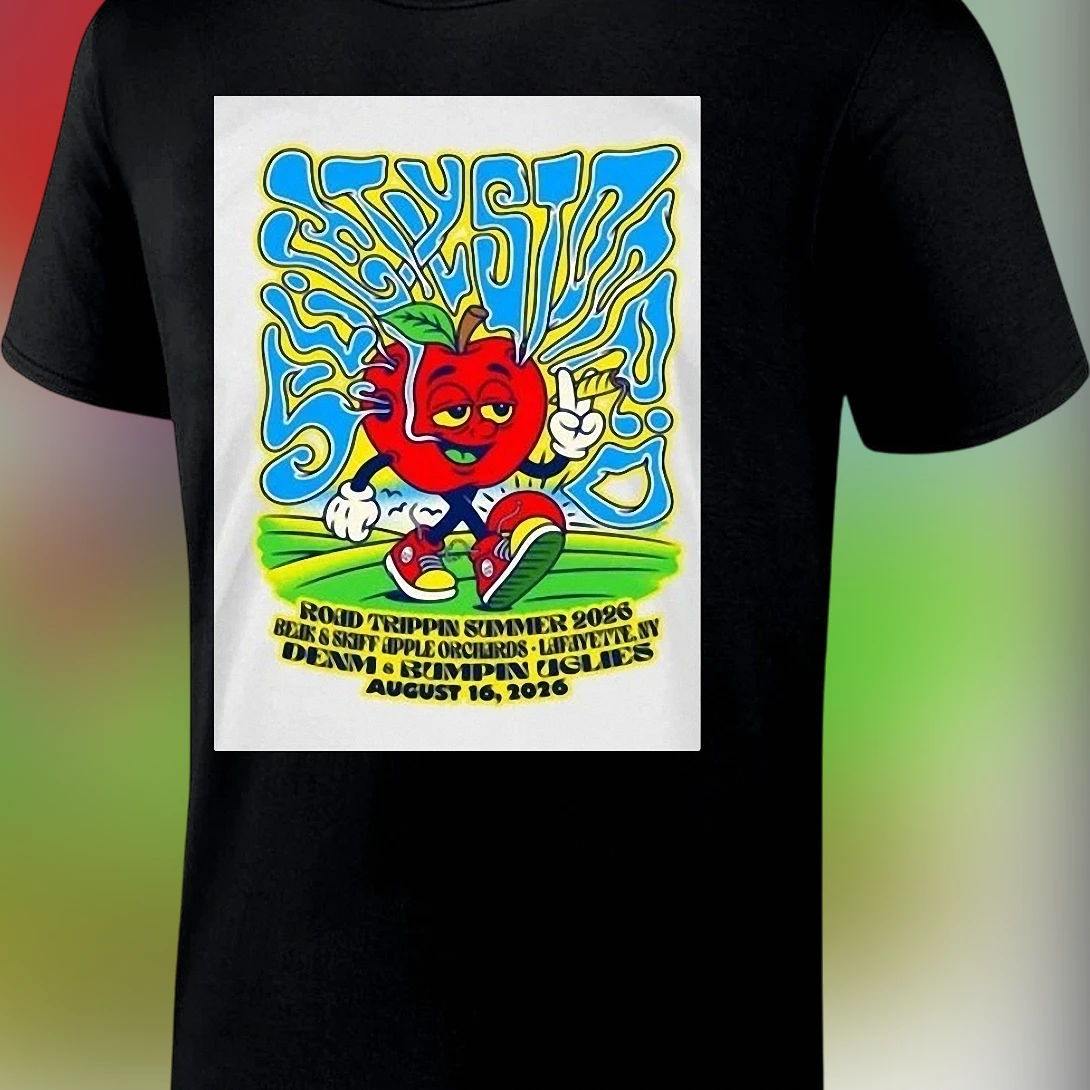 Road Trippin Summer Tour 2026 Beak Skiff Concert Tee, Psychedelic Apple Music Souvenir Shirt