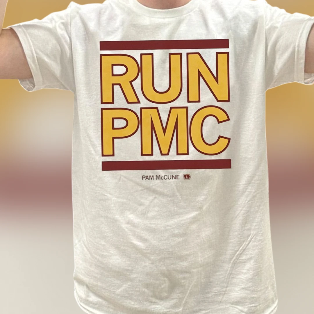 RUN PMC Retro Parody Graphic Tee, Hip Hop Slogan T-Shirt Gift for Music Fans