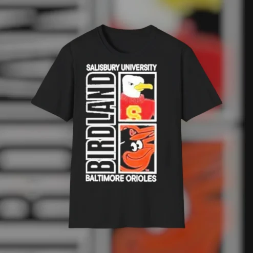 Salisbury University Birdland Baltimore Orioles Tee Maryland Baseball Alumni Gift