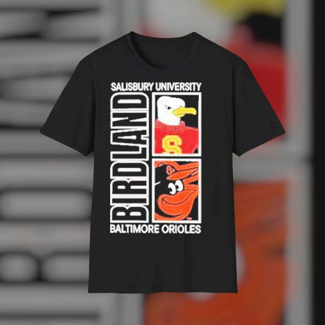 Salisbury University Birdland Baltimore Orioles Tee Maryland Baseball Alumni Gift