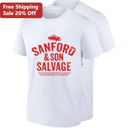 Sanford and Son Salvage Tee South Central Avenue Los Angeles California Vintage 70s Sitcom Shirt Gift for Fans