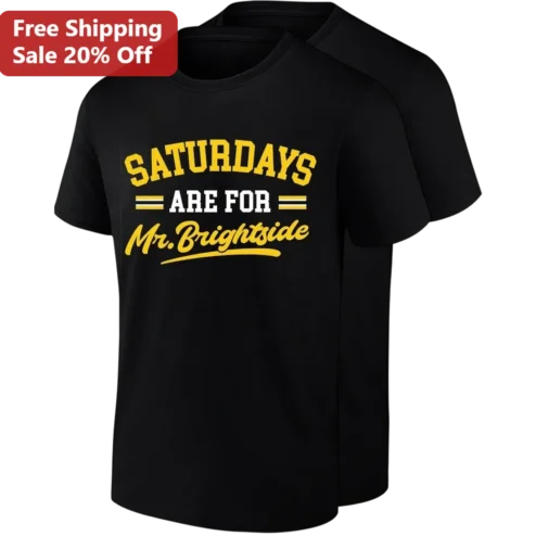 Saturdays Are For Mr. Brightside Tee The Killers Retro Indie Rock Band Merch Gift for Music Fans