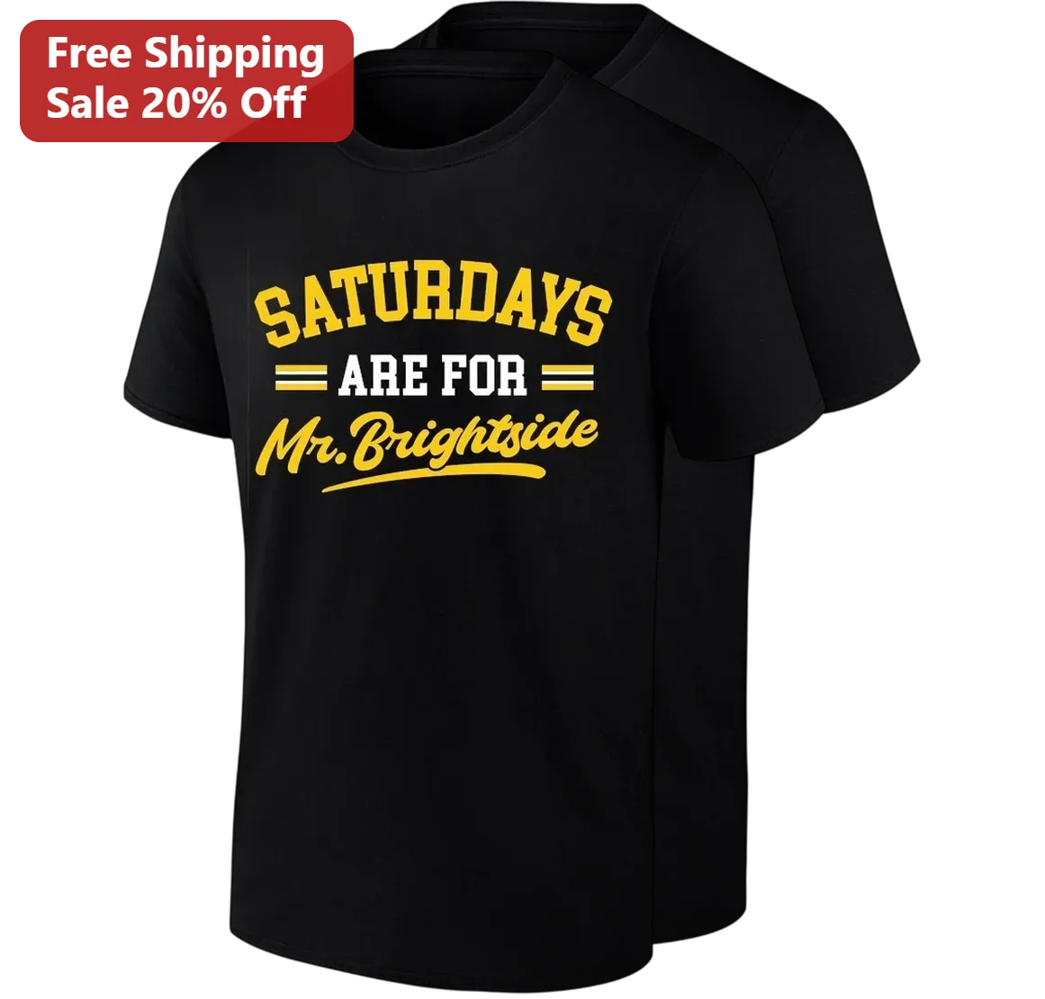 Saturdays Are For Mr. Brightside Tee The Killers Retro Indie Rock Band Merch Gift for Music Fans