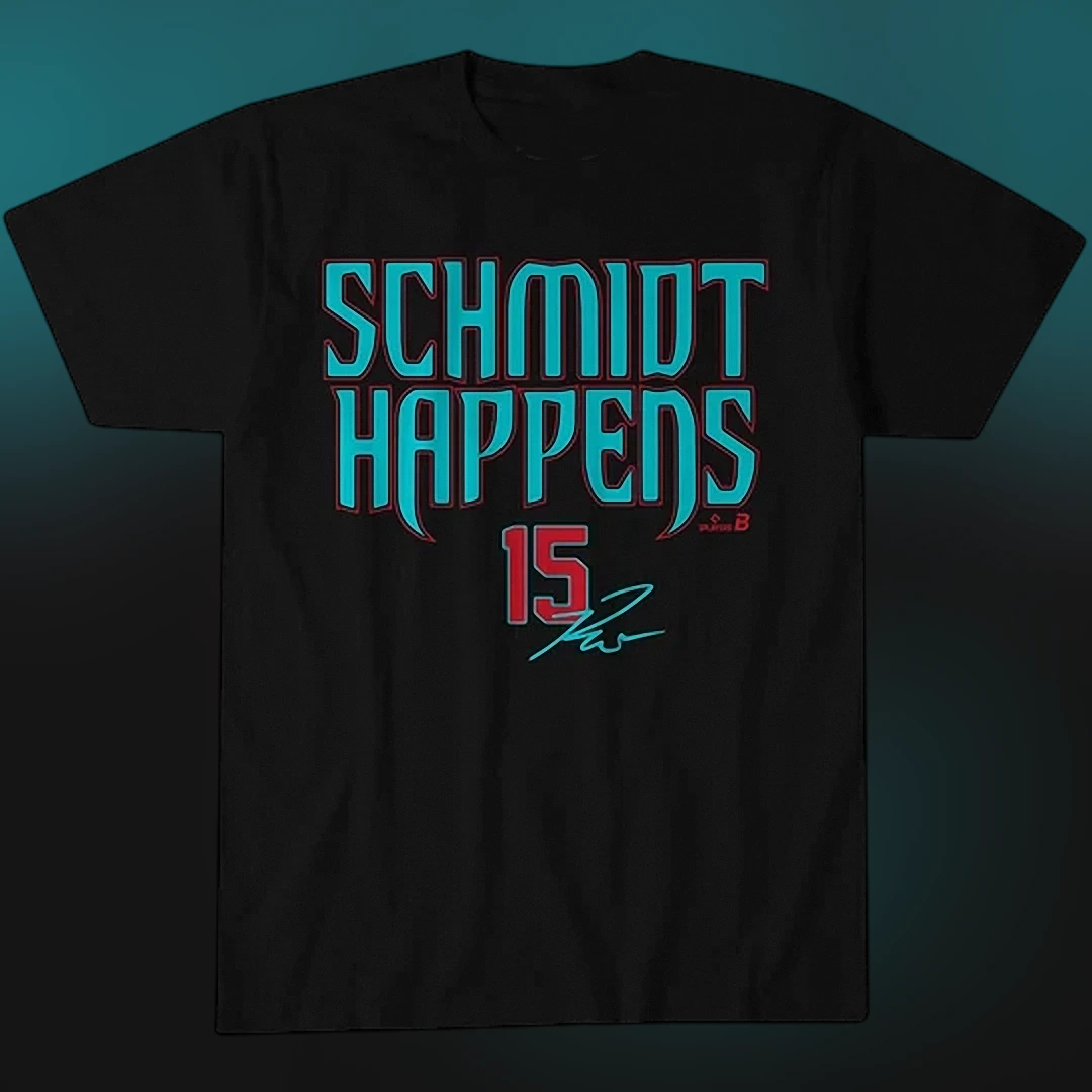 Schmidt Happens 15 Brynne Schmidt Tee, Sports Fan Signature Graphic T-Shirt