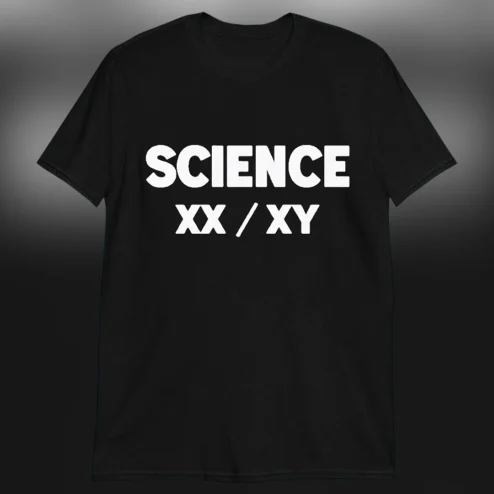 Science XX XY Tee Biology Chromosome Genetics Graphic T-Shirt for STEM Teachers and Students