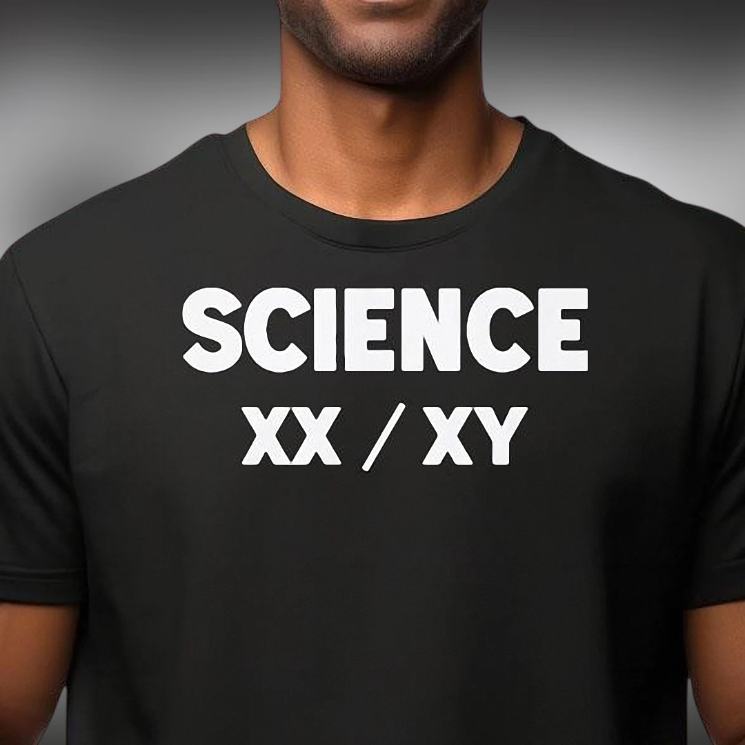 Science XX XY Tee, Biology Chromosome Graphic T-Shirt Gift for STEM Teachers and Students