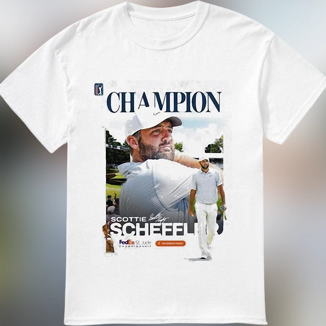 Scottie Scheffler Champion Golf Tee Vintage Graphic Sports Fan Shirt Gift
