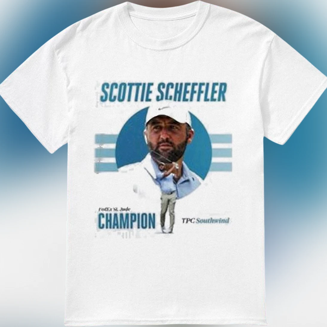 Scottie Scheffler FedEx St Jude Champion TPC Southwind Vintage Graphic Tee