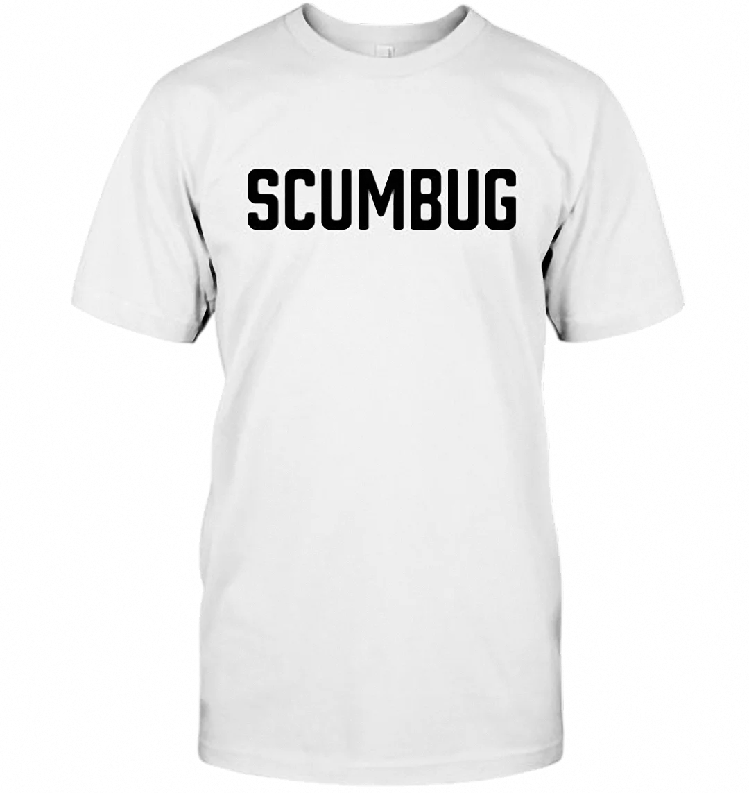 SCUMBUG Tee Sarcastic Bold Text Graphic T-Shirt for Men and Women Streetwear Aesthetic