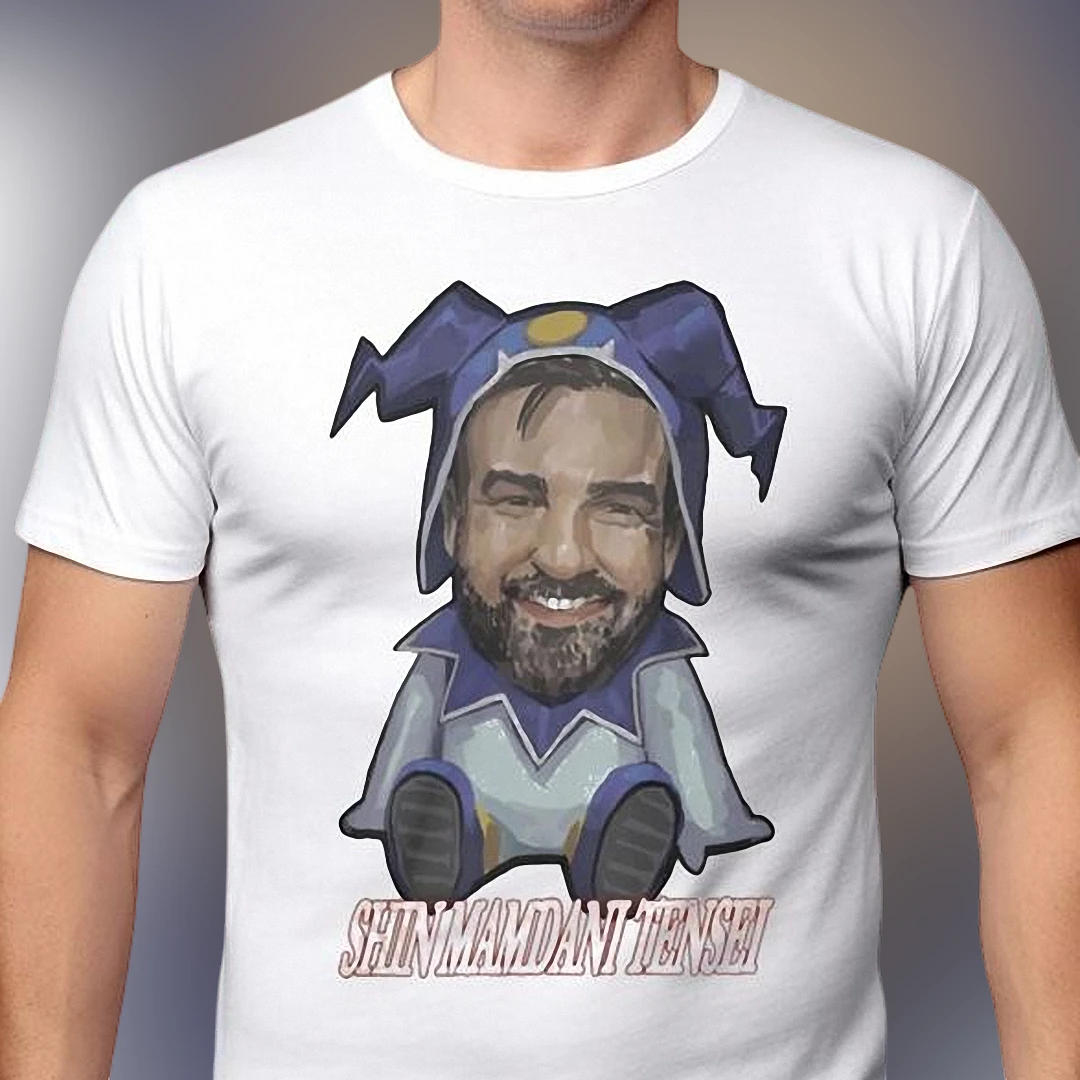 Shin Megami Tensei Jack Frost Tee Funny Gamer Graphic Shirt Gift