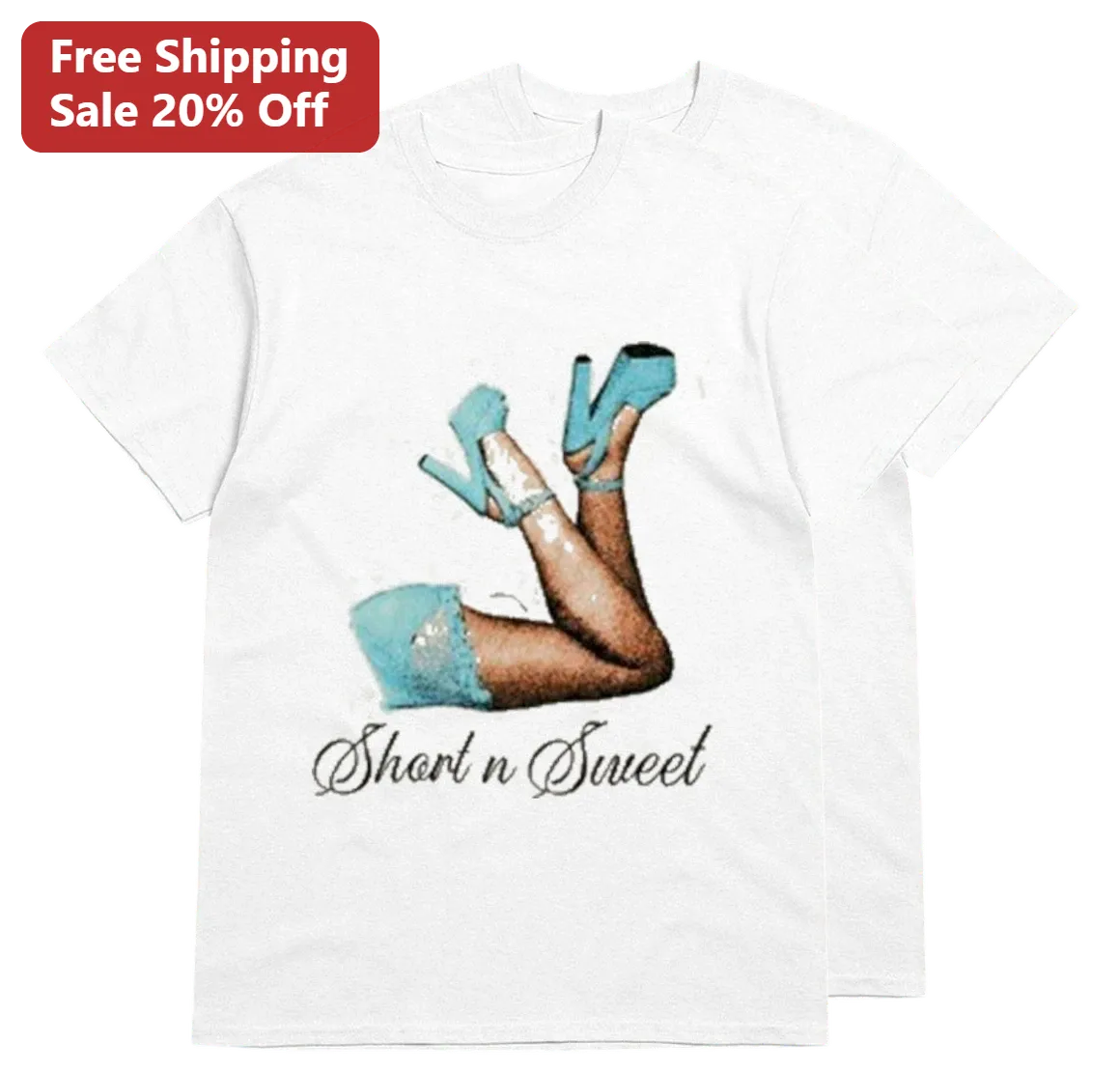 Short n Sweet Sabrina Carpenter Tour Graphic Tee for Women