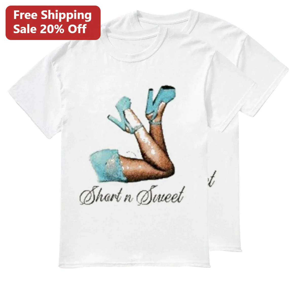 Short n Sweet Tee Sabrina Carpenter Aesthetic Y2K Pop Star Concert Outfit Gift for Women