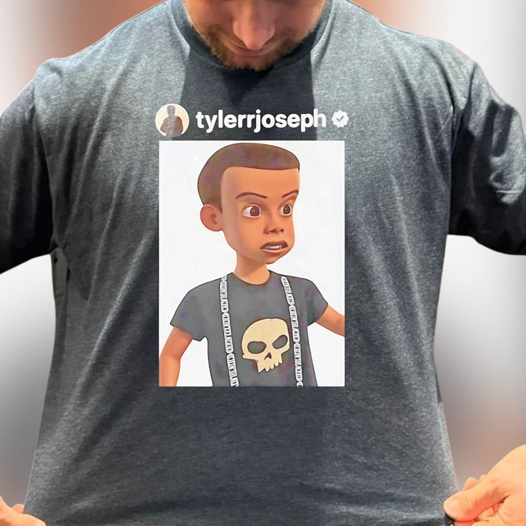 Sid Phillips Tee Personalized Meme Style Graphic T-Shirt for Toy Story Fans