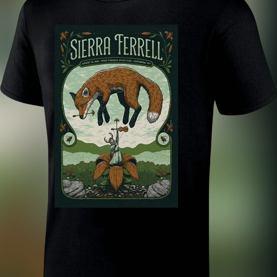 Sierra Ferrell August 16 2026 West Virginia State Fair Tee, Lewisburg WV Concert Merch Fan Shirt
