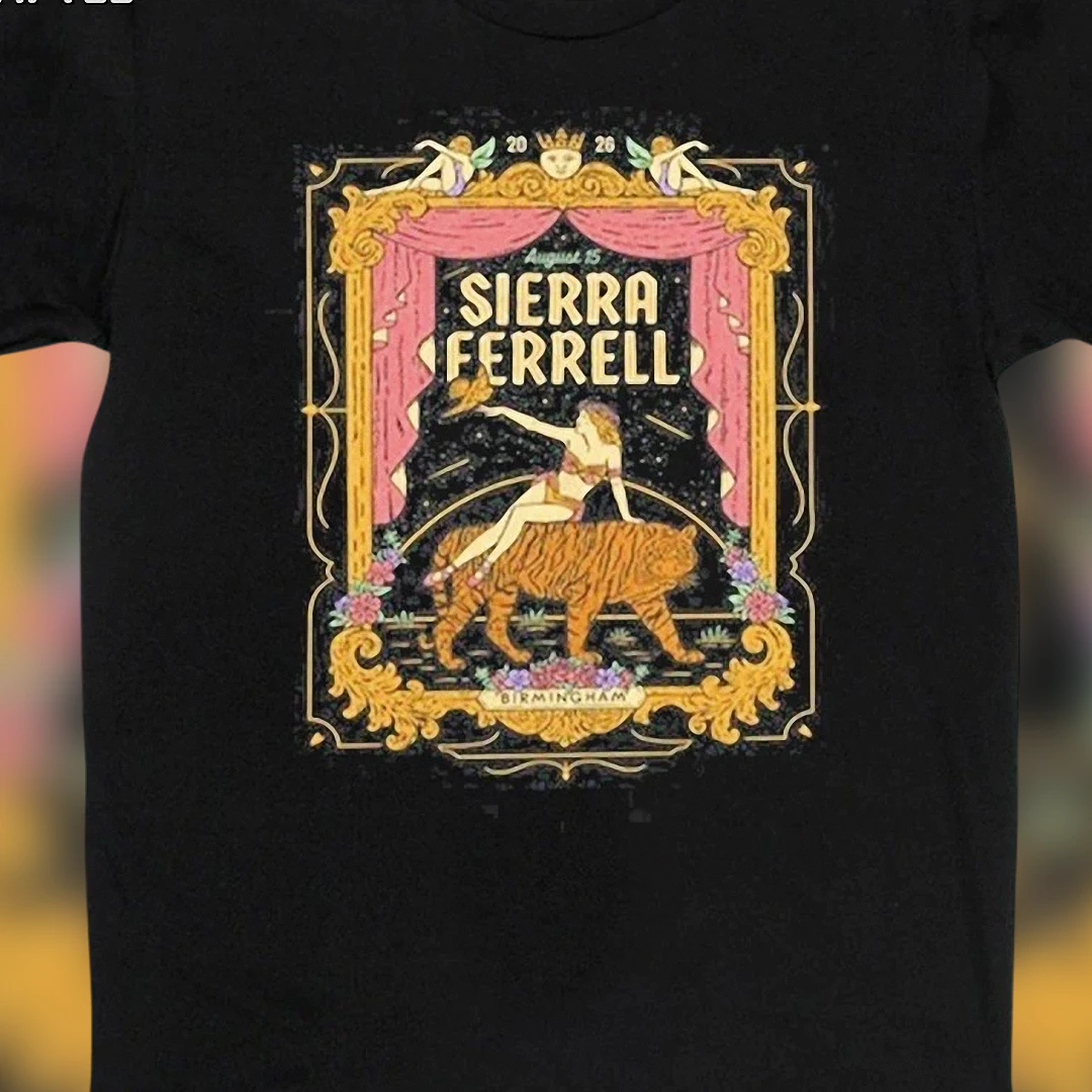 Sierra Ferrell Birmingham August 15 2026 Concert Tee, Vintage Folk Music Tour Graphic Shirt