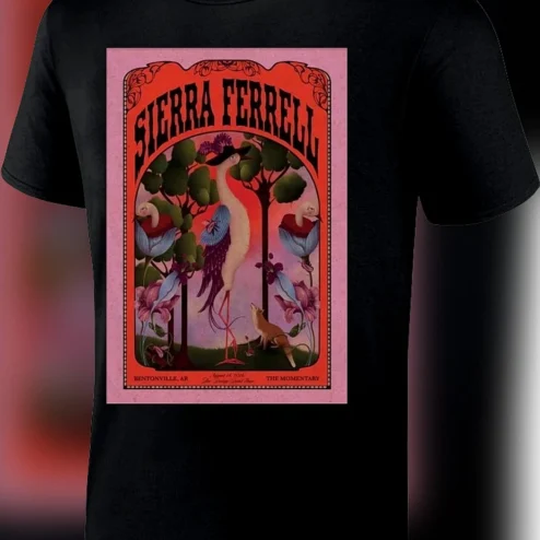 Sierra Ferrell Concert Tour Poster Tee, Vintage Folk Music Fan Graphic Shirt, Unisex Retro Apparel Gift