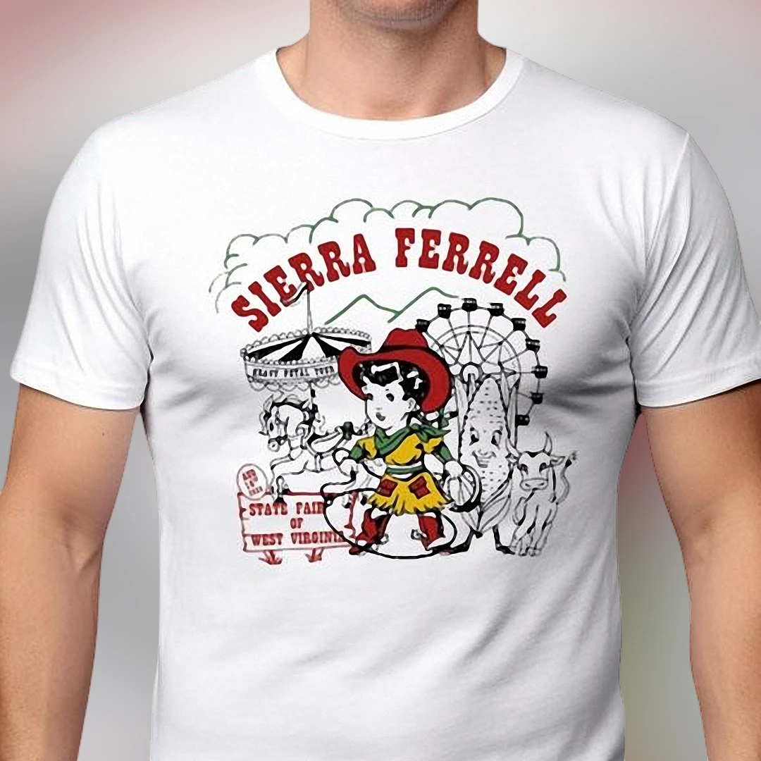 Sierra Ferrell State Fair of West Virginia Concert Tee, Vintage Country Folk Music Souvenir Graphic Shirt