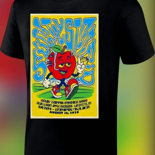 Slightly Stoopid Road Trippin Summer Tour 2026 Beak Skiff Apple Orchards LaFayette NY Concert Tee