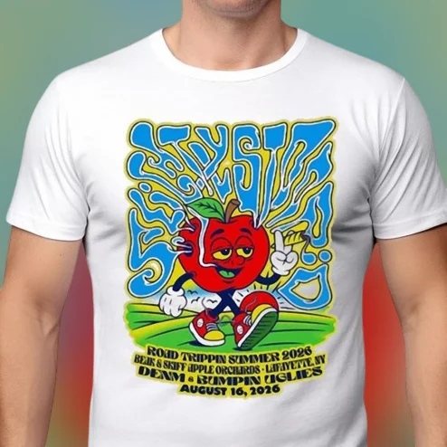 Slightly Stoopid Road Trippin Summer Tour 2026 Tee Beak And Skiff Lafayette NY Concert Shirt