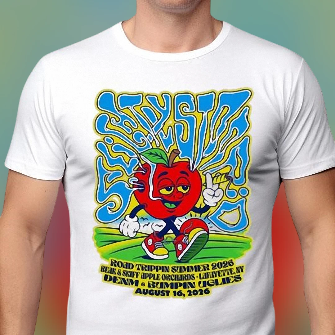 Slightly Stoopid Road Trippin Summer Tour 2026 Tee Beak And Skiff Lafayette NY Concert Shirt